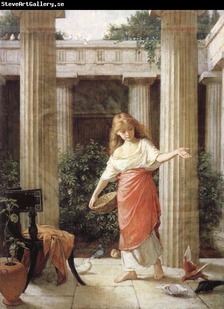 John William Waterhouse In the Peristyle